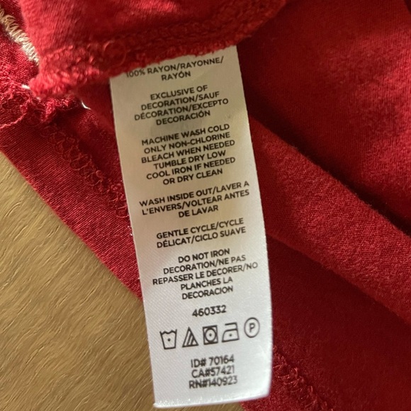 Loft| Burnt Orange Floral Embroidered Sleeveless Blouse, Very Boho•••XS - Picture 8 of 10